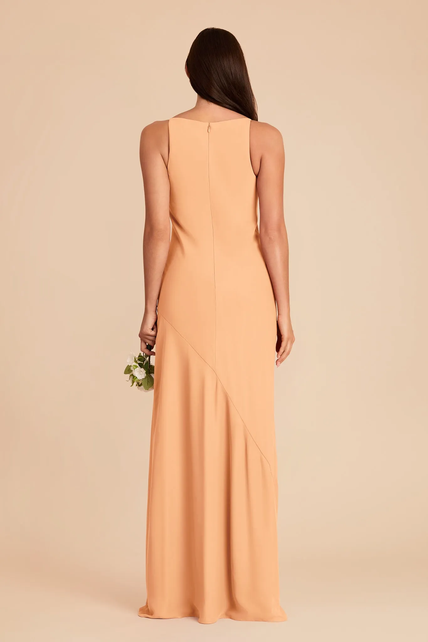 Destiny Chiffon Dress - Peach sold by Birdy Grey product image thumbnail 5