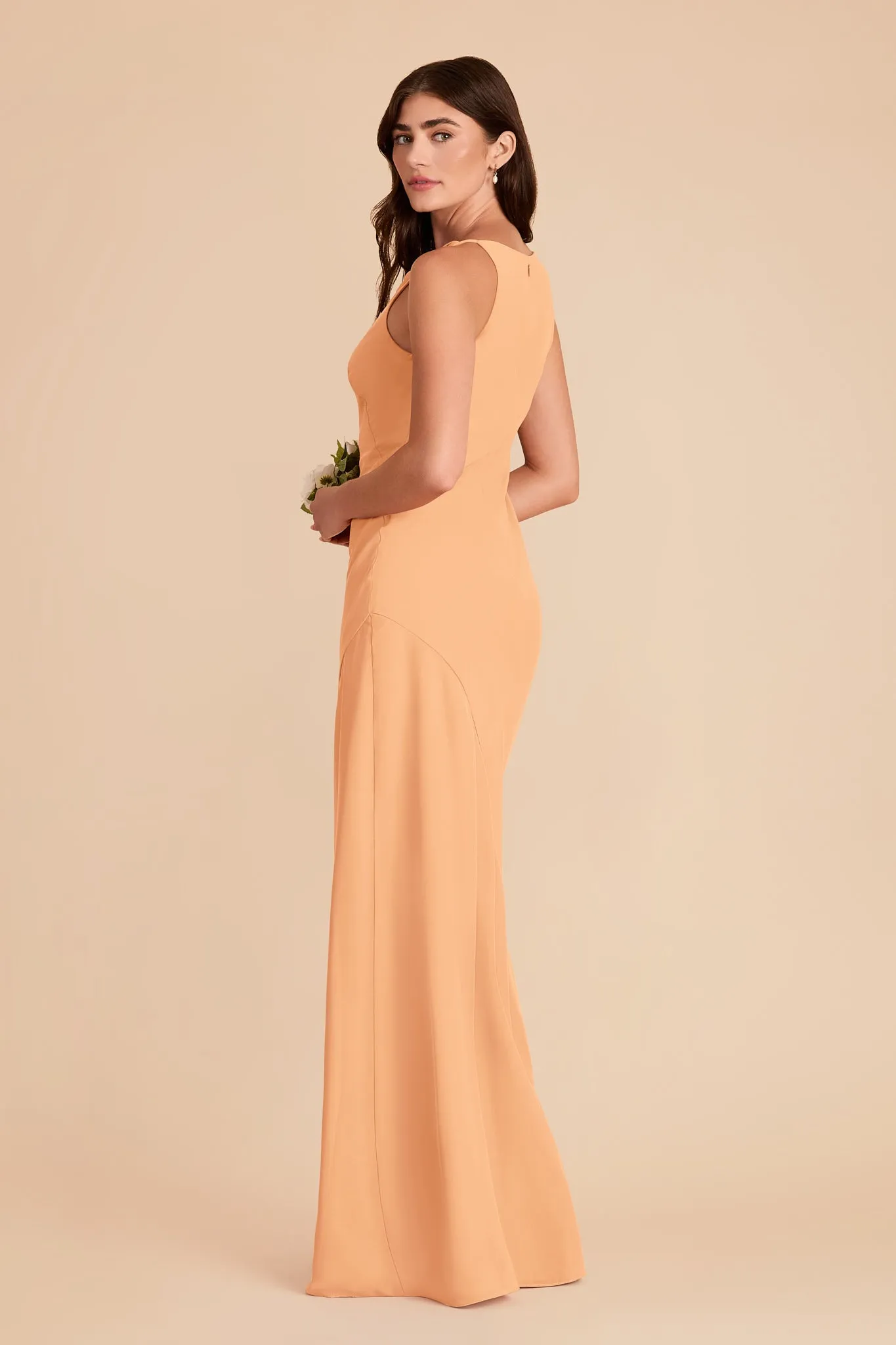 Destiny Chiffon Dress - Peach sold by Birdy Grey product image thumbnail 4