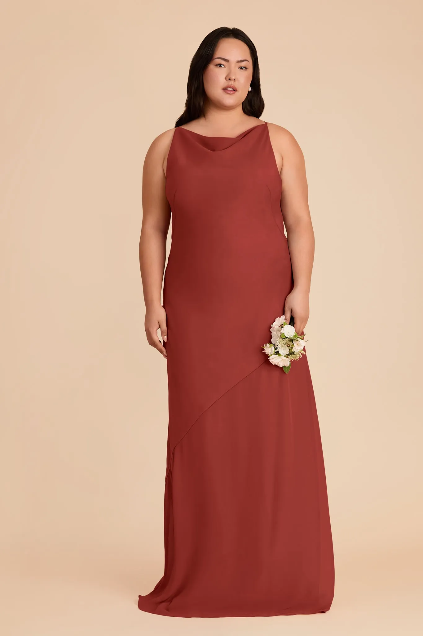 Destiny Chiffon Dress - Spice sold by Birdy Grey product image thumbnail 2