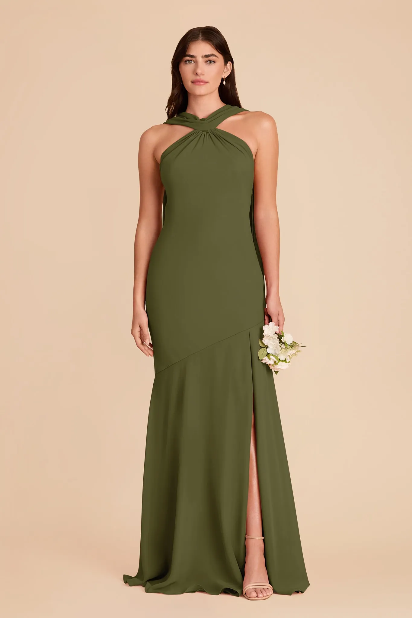 Eileen Chiffon Dress - Martini sold by Birdy Grey