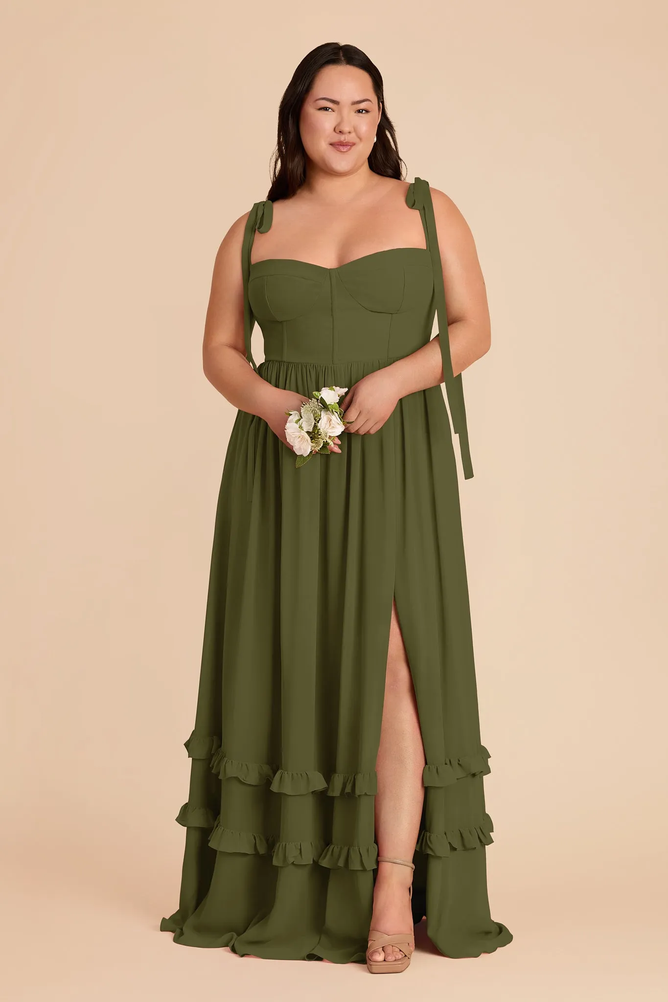 Evelyn Chiffon Dress - Martini sold by Birdy Grey product image thumbnail 2