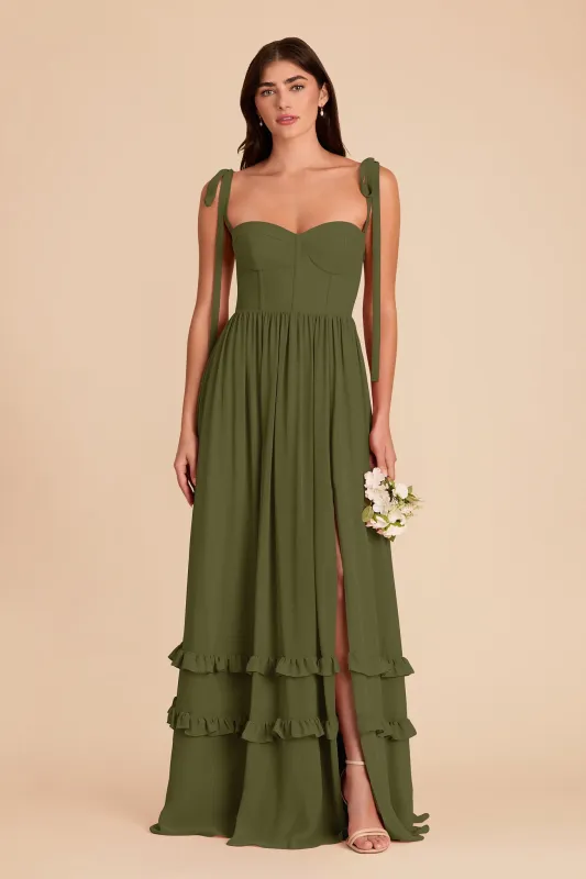 Evelyn Chiffon Dress - Martini made by Birdy Grey