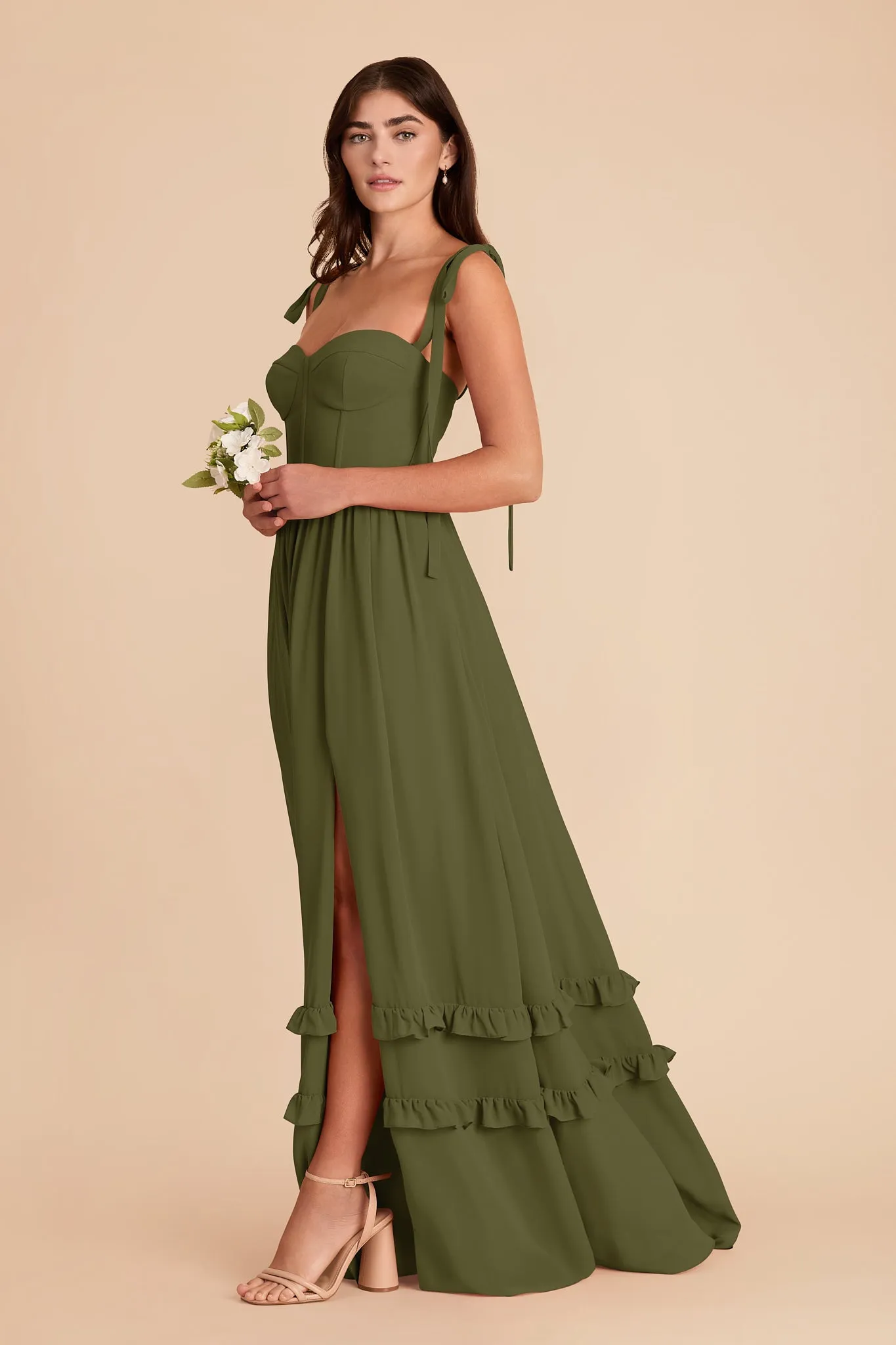 Evelyn Chiffon Dress - Martini sold by Birdy Grey product image thumbnail 5