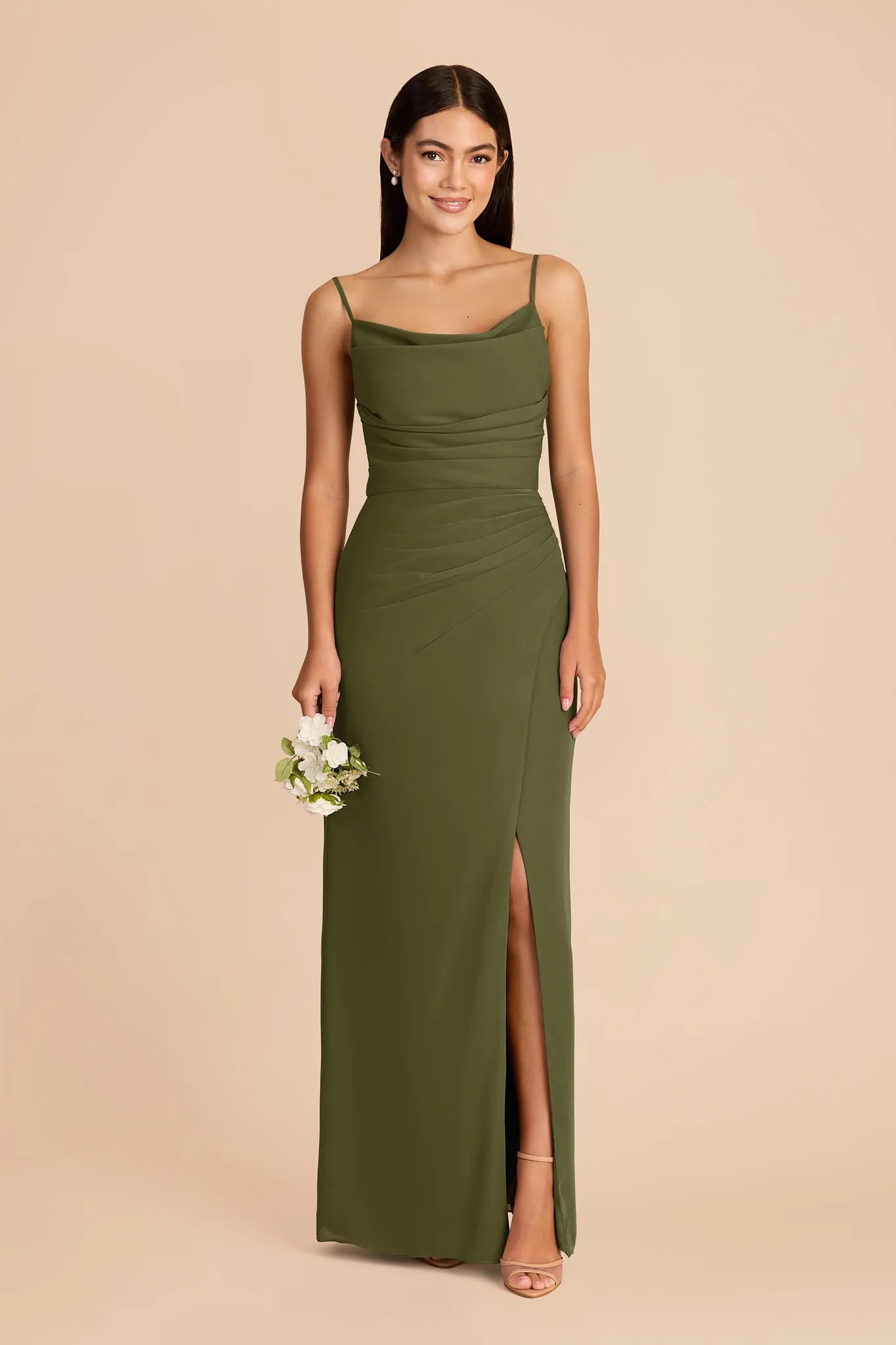 Lydia Chiffon Dress - Martini sold by Birdy Grey