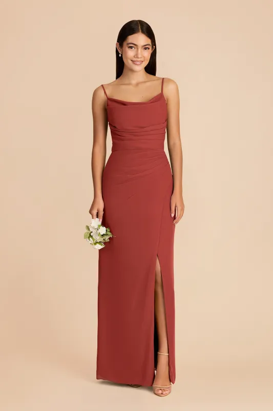 Lydia Chiffon Dress - Spice made by Birdy Grey