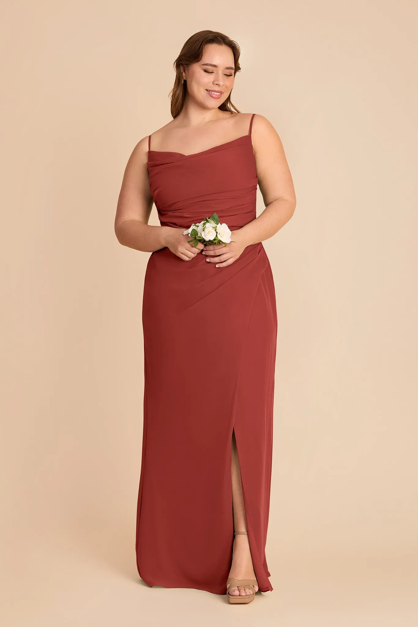 Lydia Chiffon Dress - Spice sold by Birdy Grey product image thumbnail 2