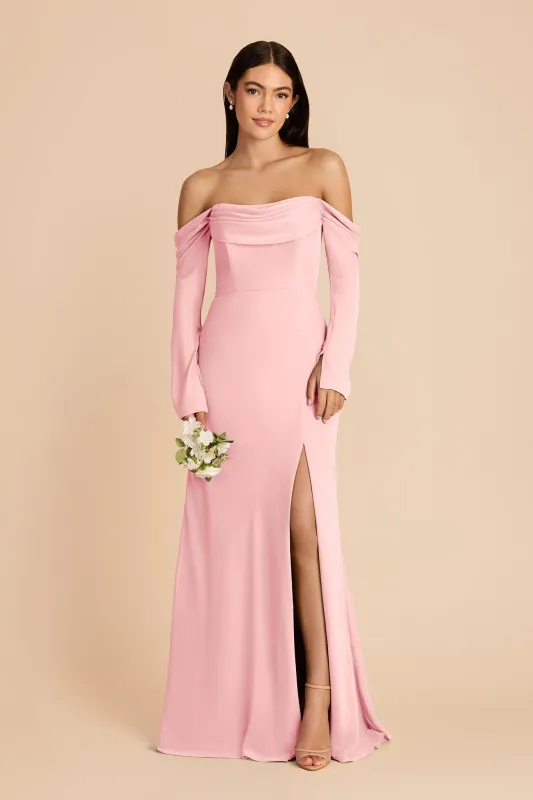 Maya Chiffon Dress - Bubblegum Pink made by Birdy Grey