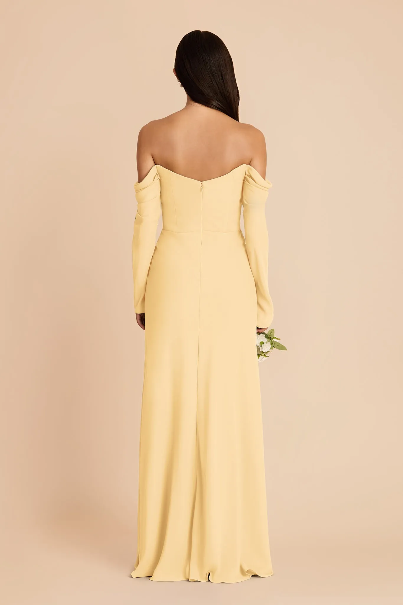 Maya Chiffon Dress - Butter sold by Birdy Grey product image thumbnail 5