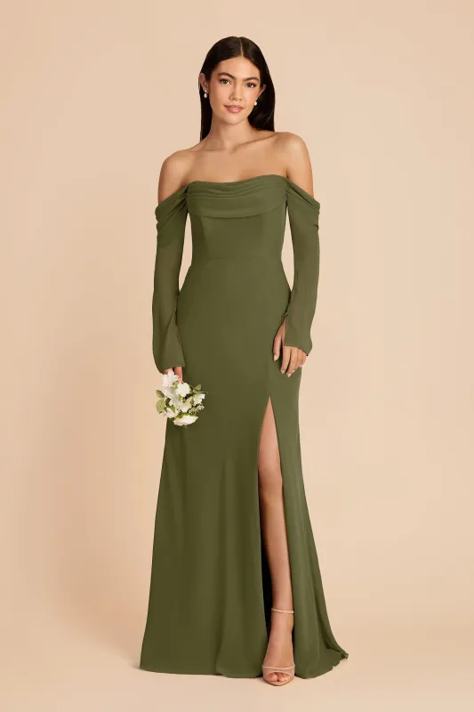 Maya Chiffon Dress - Martini made by Birdy Grey