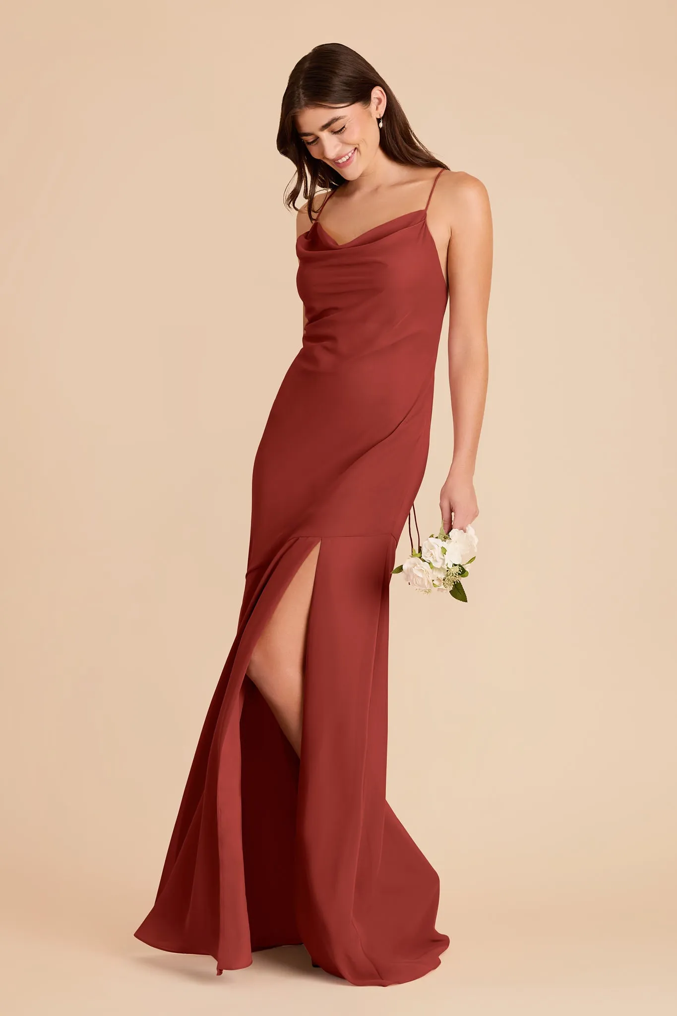 Olivia Chiffon Dress - Spice sold by Birdy Grey product image thumbnail 3