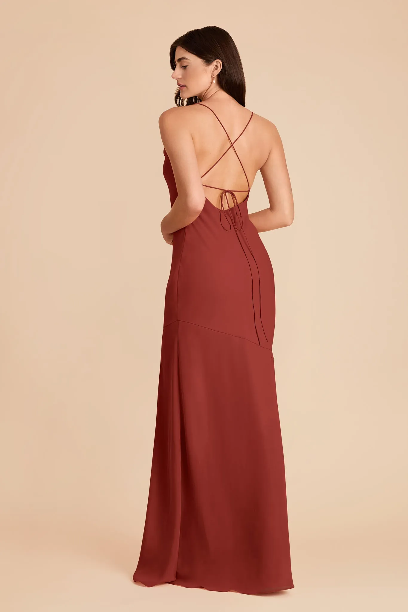 Olivia Chiffon Dress - Spice sold by Birdy Grey product image thumbnail 4