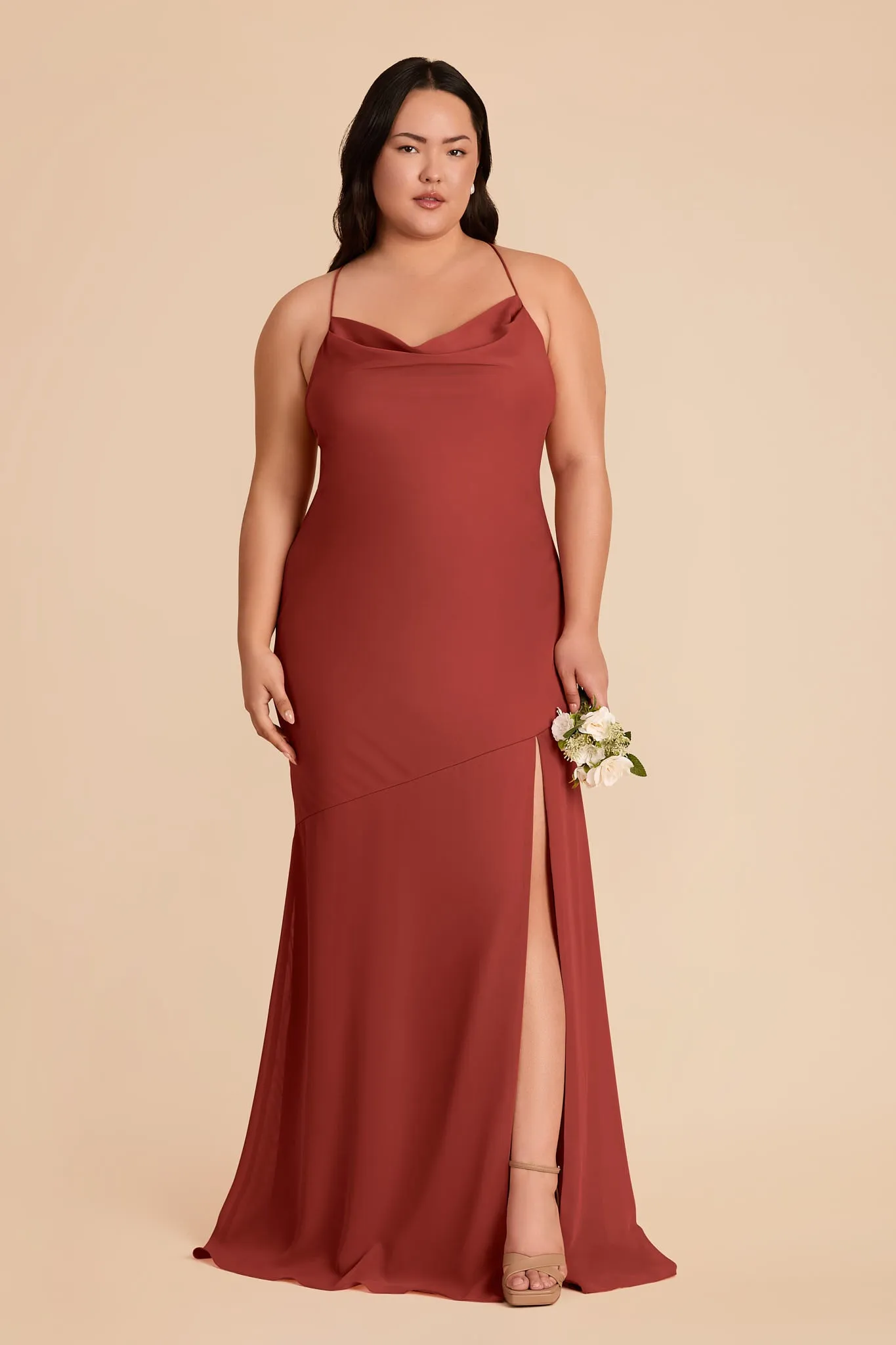 Olivia Chiffon Dress - Spice sold by Birdy Grey product image thumbnail 2