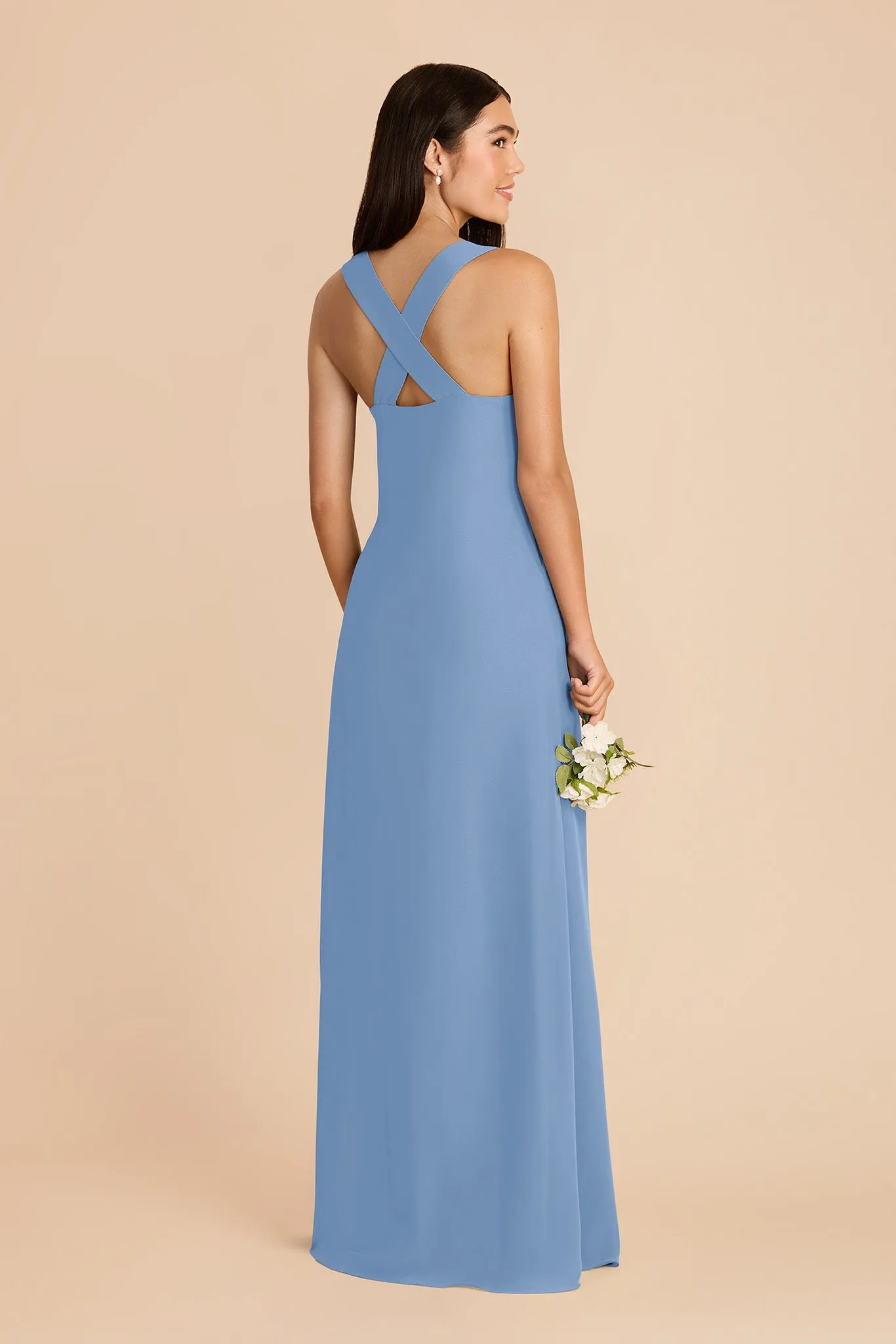 Veronica Chiffon Dress - Bluebell sold by Birdy Grey product image thumbnail 4