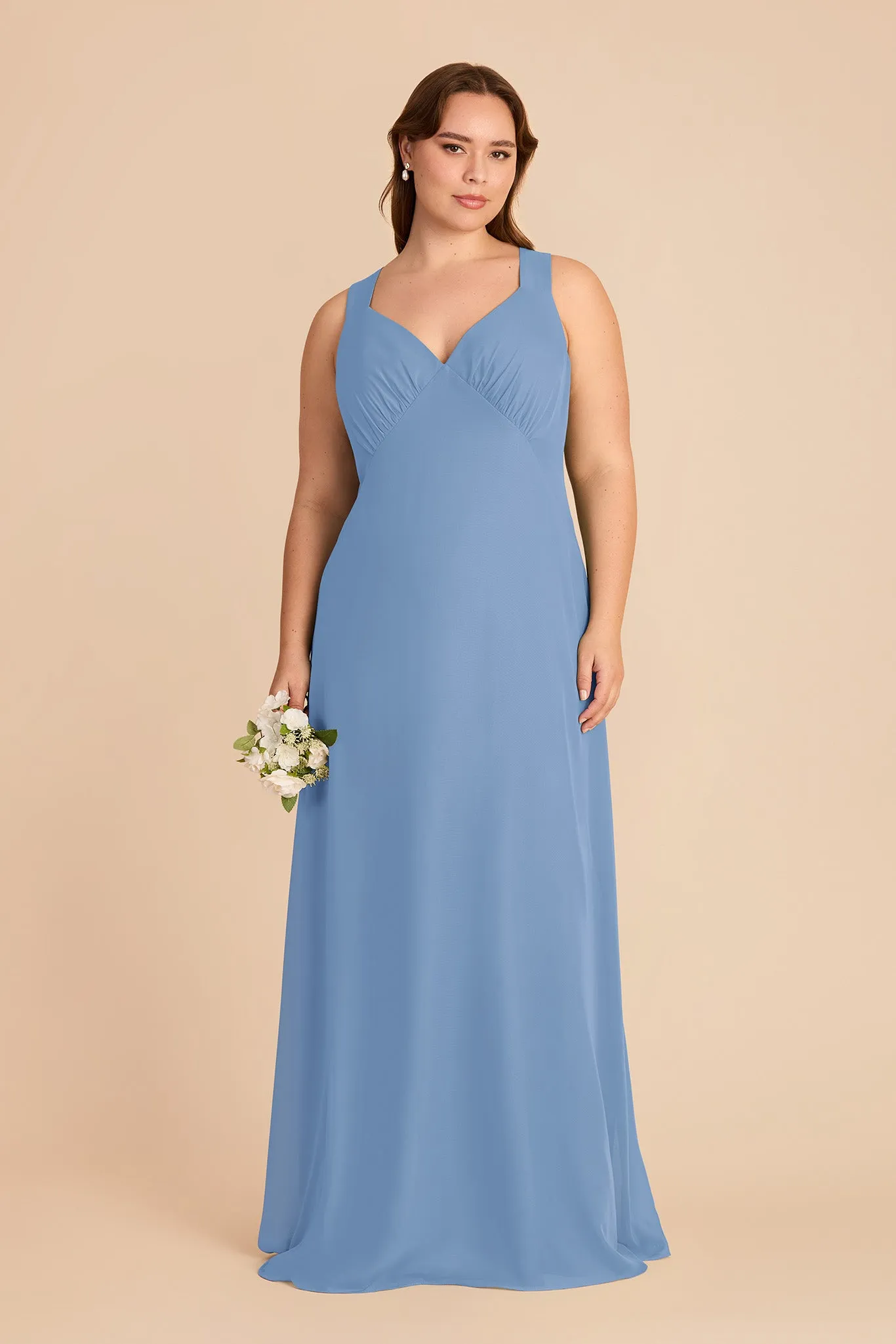 Veronica Chiffon Dress - Bluebell sold by Birdy Grey product image thumbnail 2