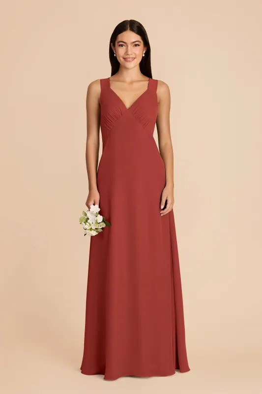 Veronica Chiffon Dress - Spice made by Birdy Grey