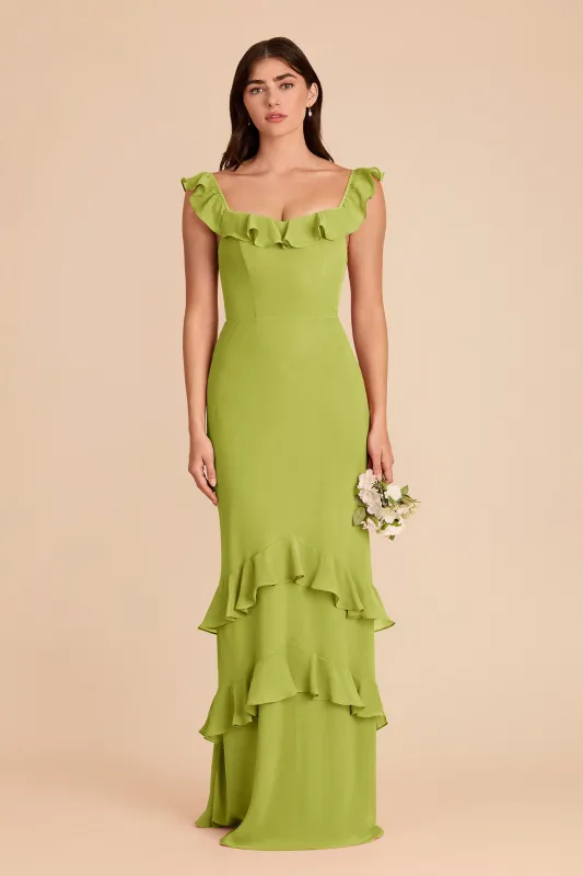 Luna Chiffon Dress - Matcha made by Birdy Grey