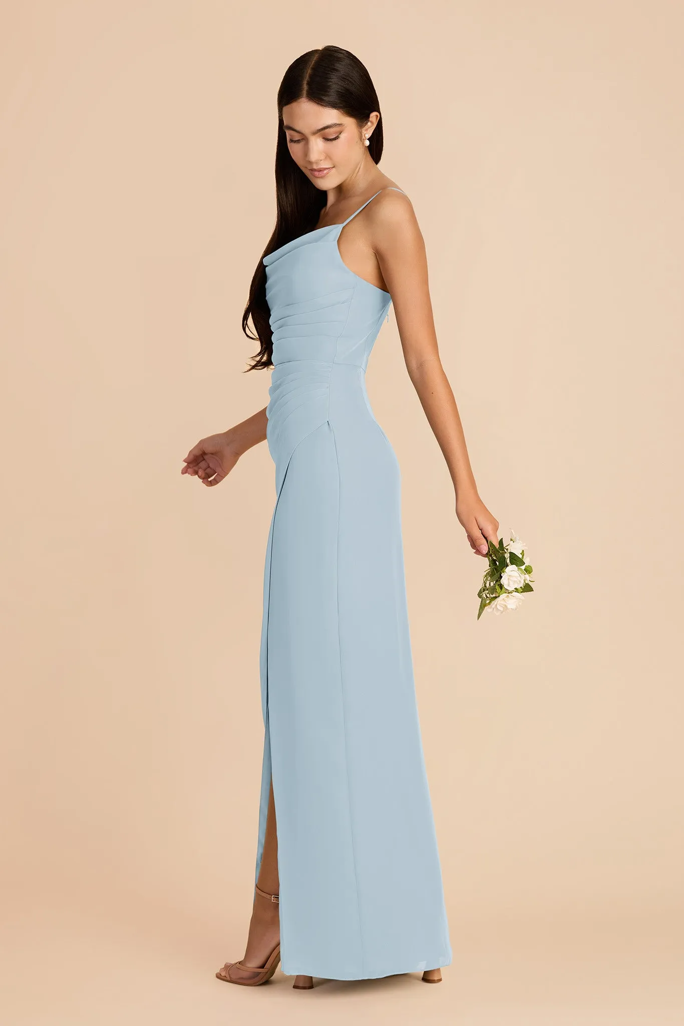 Lydia Chiffon Dress - Sky Blue sold by Birdy Grey product image thumbnail 4