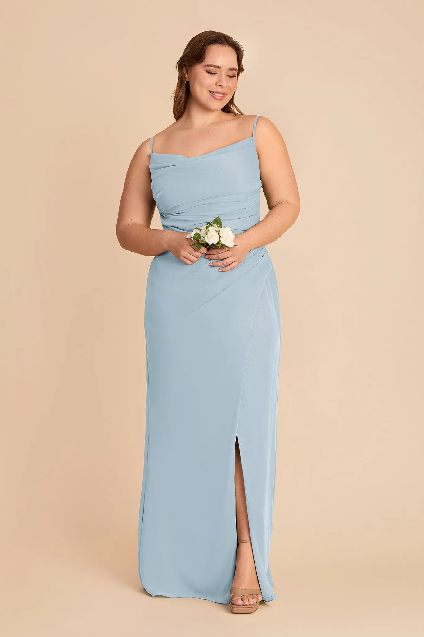 Lydia Chiffon Dress - Sky Blue sold by Birdy Grey product image thumbnail 2