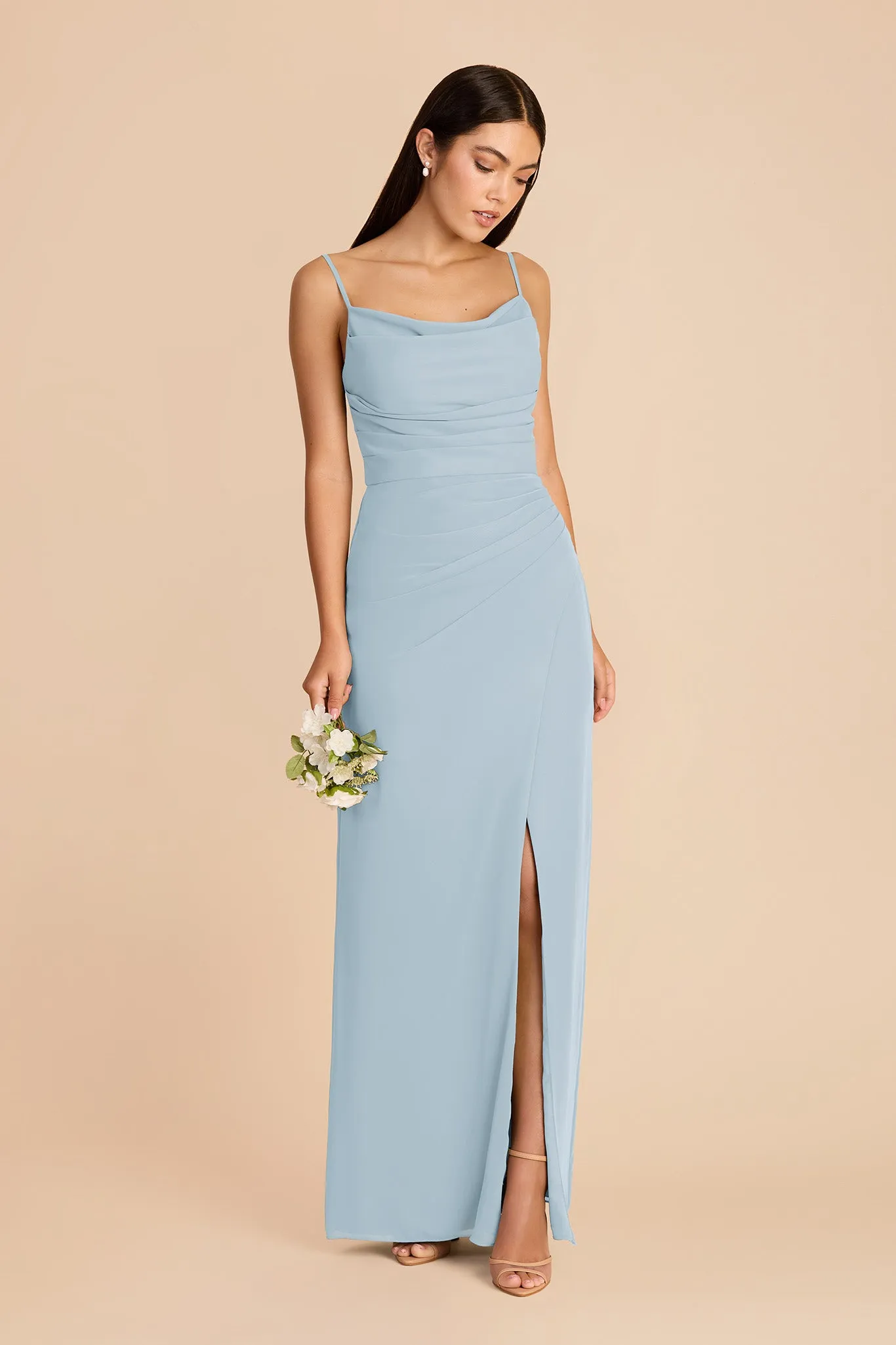 Lydia Chiffon Dress - Sky Blue sold by Birdy Grey product image thumbnail 3