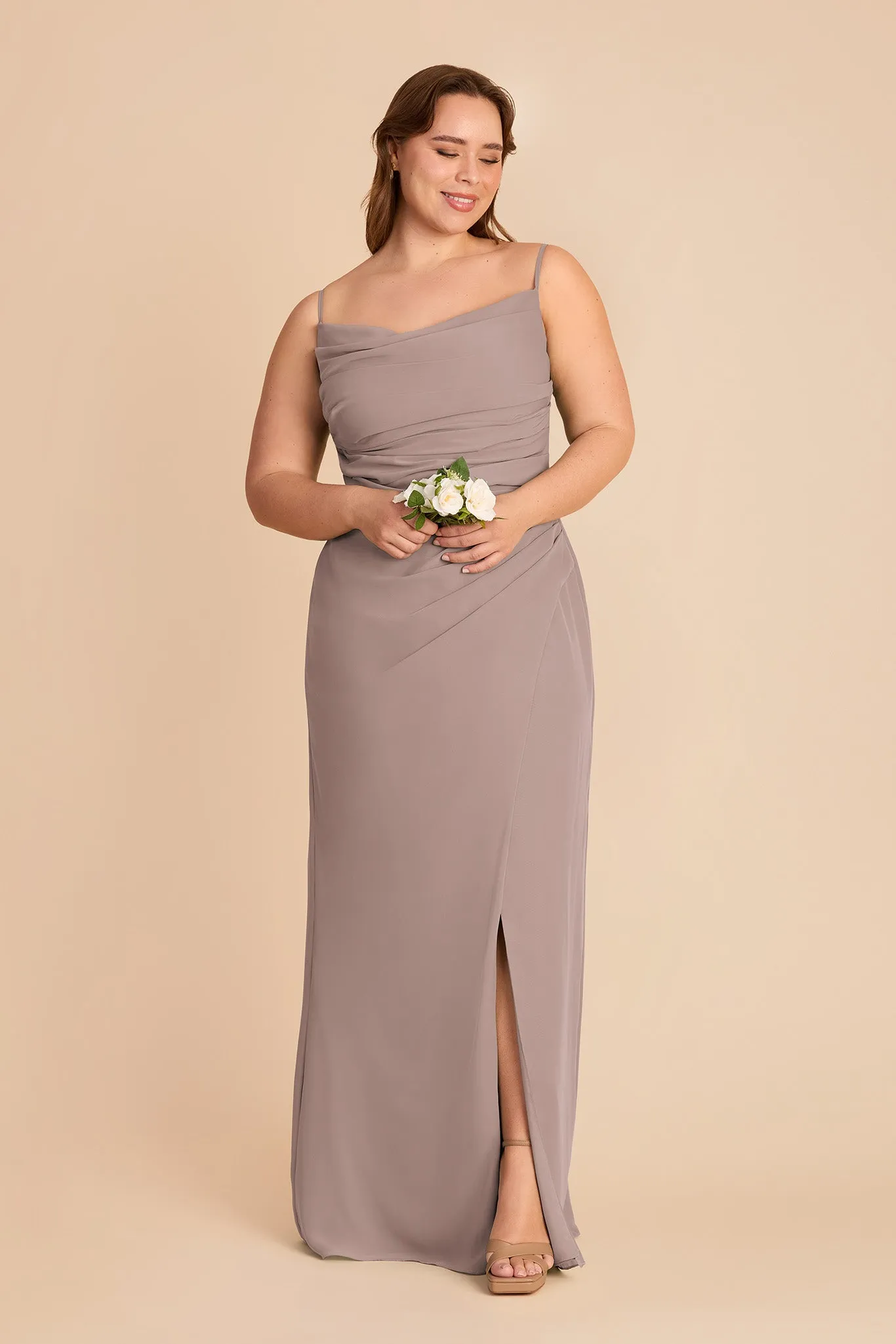 Lydia Chiffon Dress - Toffee sold by Birdy Grey product image thumbnail 2