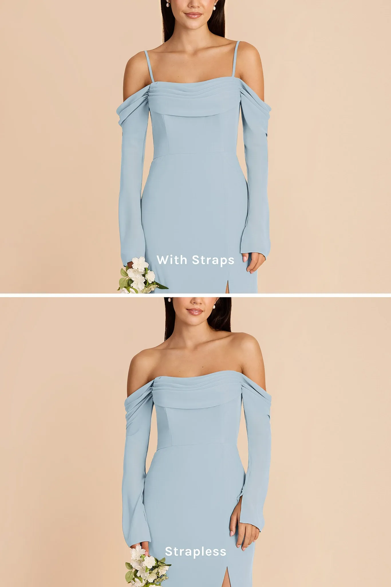 Maya Chiffon Dress - Sky Blue sold by Birdy Grey product image thumbnail 3