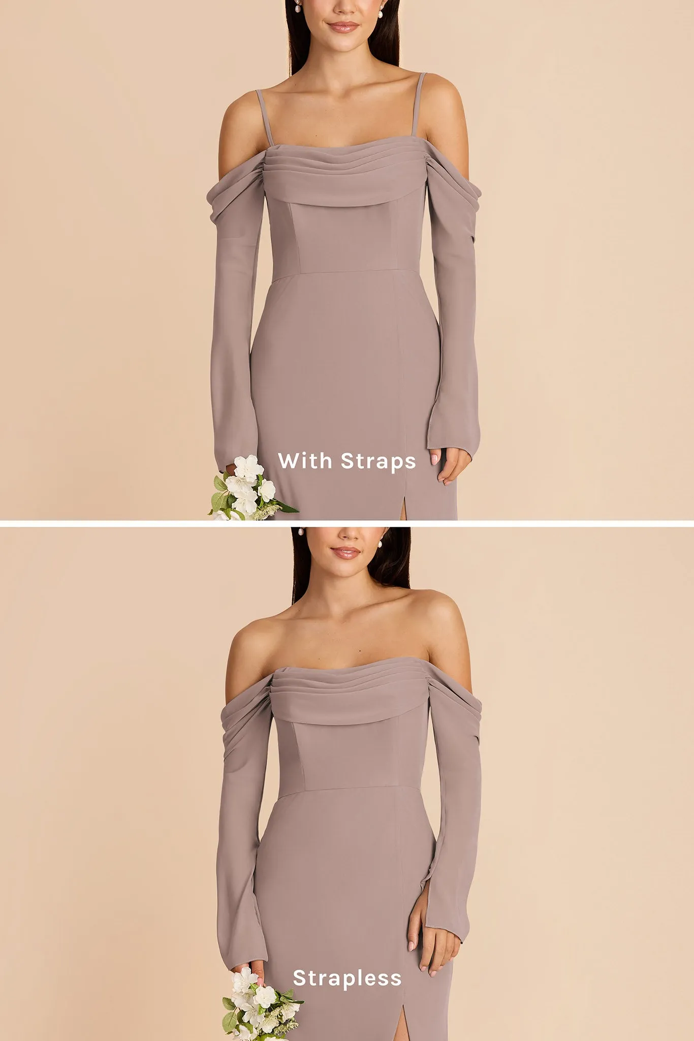 Maya Chiffon Dress - Toffee sold by Birdy Grey product image thumbnail 3