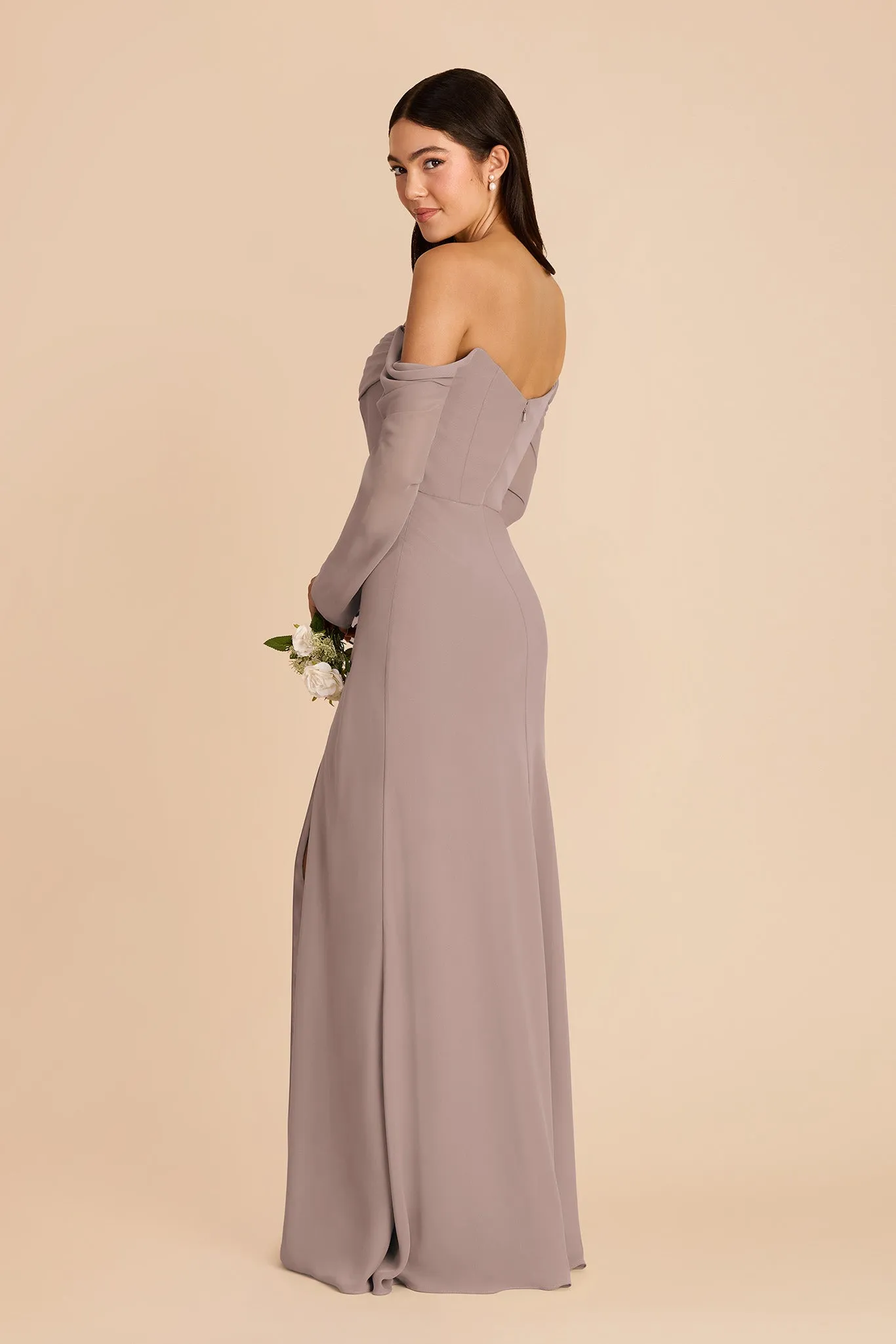 Maya Chiffon Dress - Toffee sold by Birdy Grey product image thumbnail 4