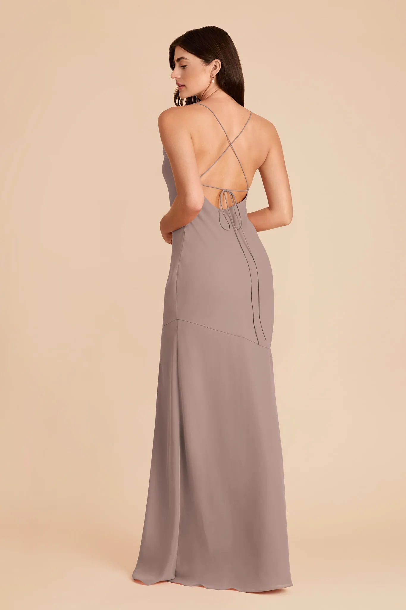 Olivia Chiffon Dress - Toffee sold by Birdy Grey product image thumbnail 4