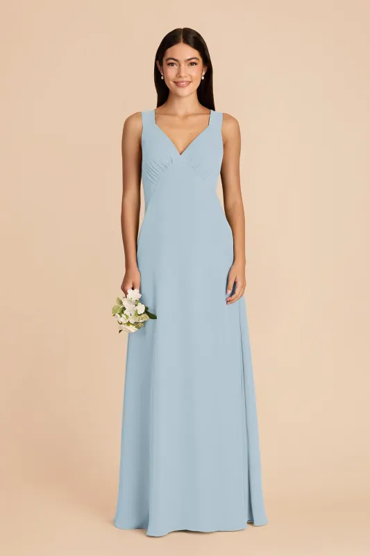 Veronica Chiffon Dress - Sky Blue made by Birdy Grey