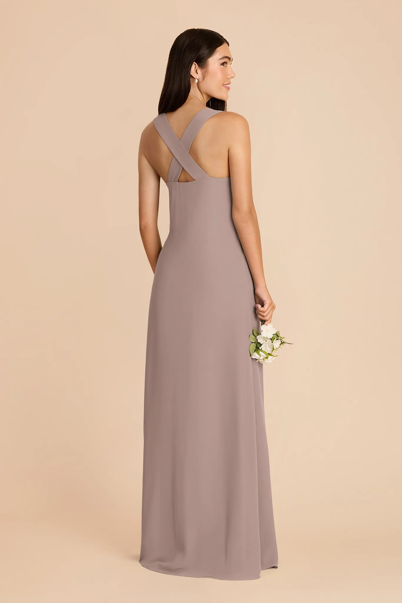 Veronica Chiffon Dress - Toffee sold by Birdy Grey product image thumbnail 4