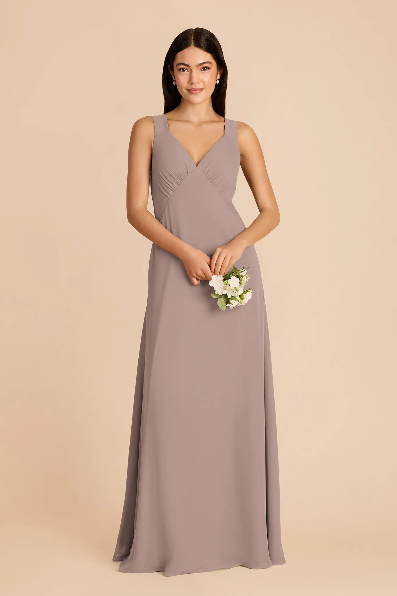 Veronica Chiffon Dress - Toffee sold by Birdy Grey product image thumbnail 3