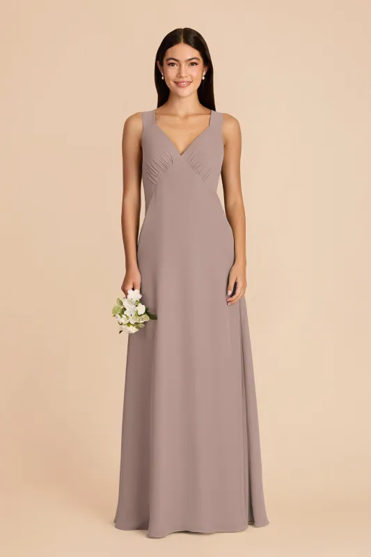 Veronica Chiffon Dress - Toffee made by Birdy Grey