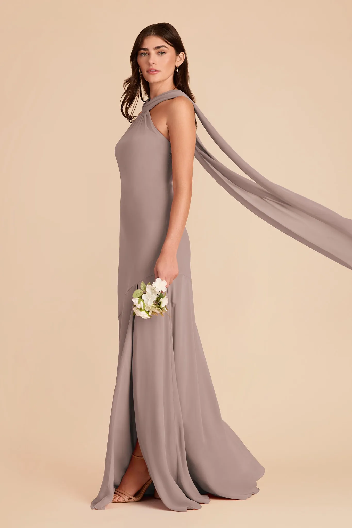 Eileen Chiffon Dress - Toffee sold by Birdy Grey product image thumbnail 3