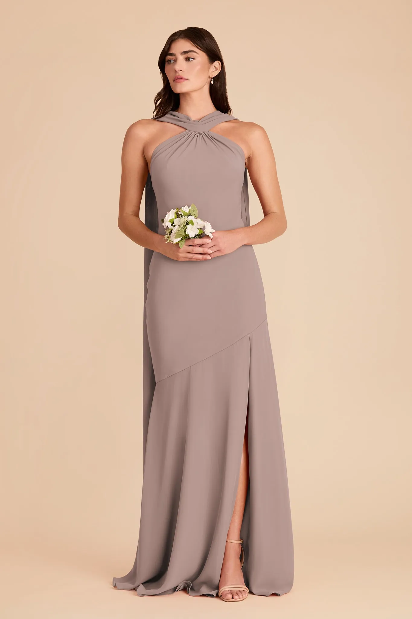 Eileen Chiffon Dress - Toffee sold by Birdy Grey product image thumbnail 4