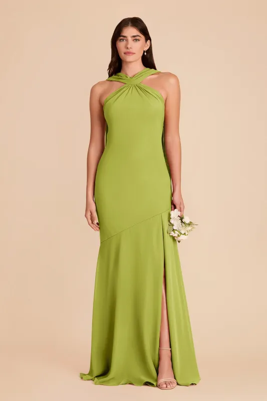 Eileen Chiffon Dress - Matcha made by Birdy Grey