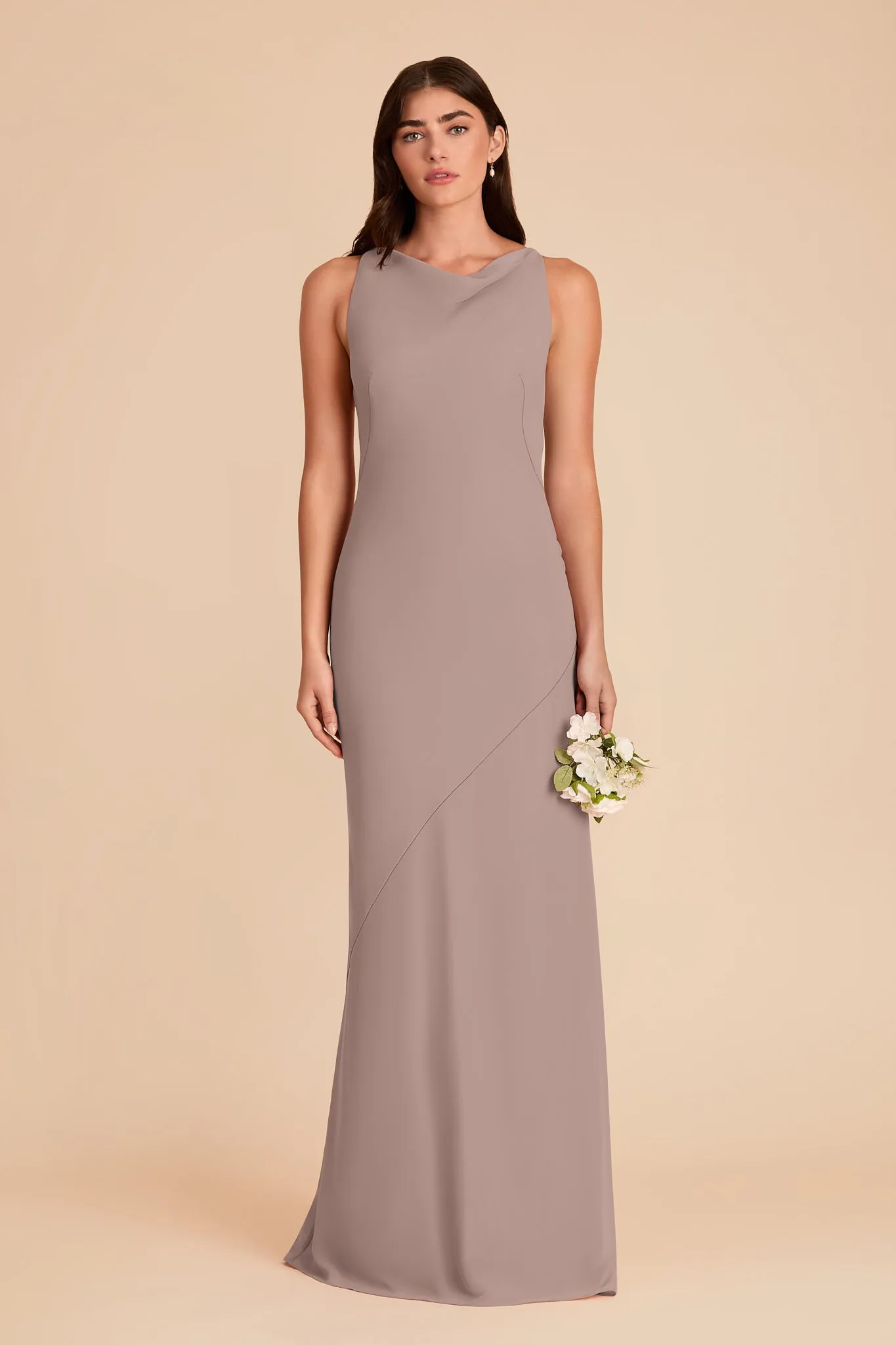 Destiny Chiffon Dress - Toffee sold by Birdy Grey
