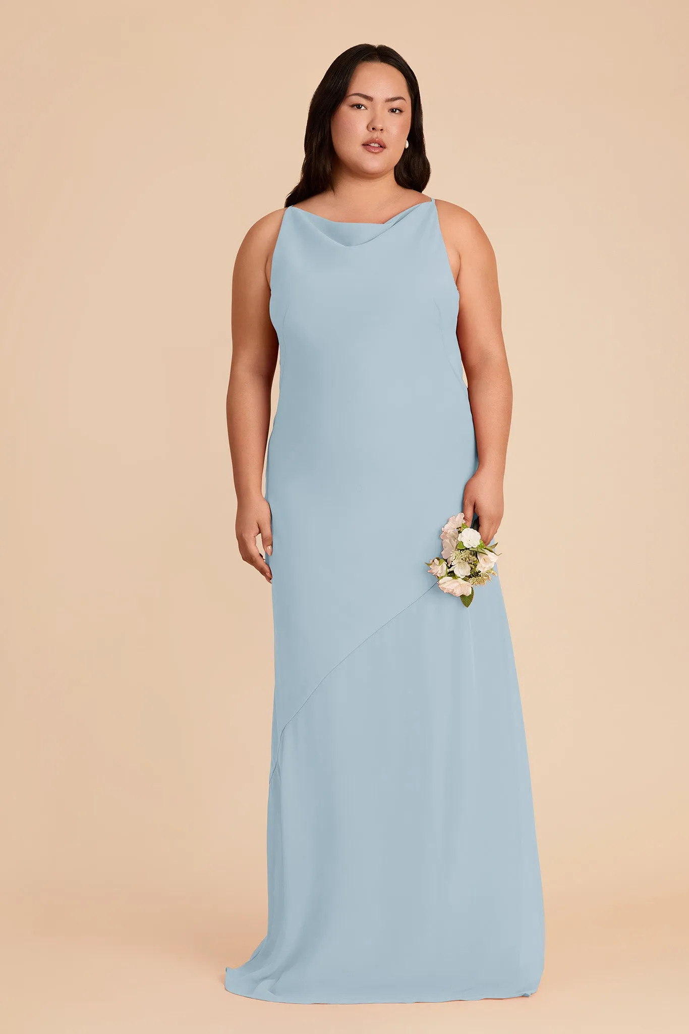 Destiny Chiffon Dress - Sky Blue sold by Birdy Grey product image thumbnail 2