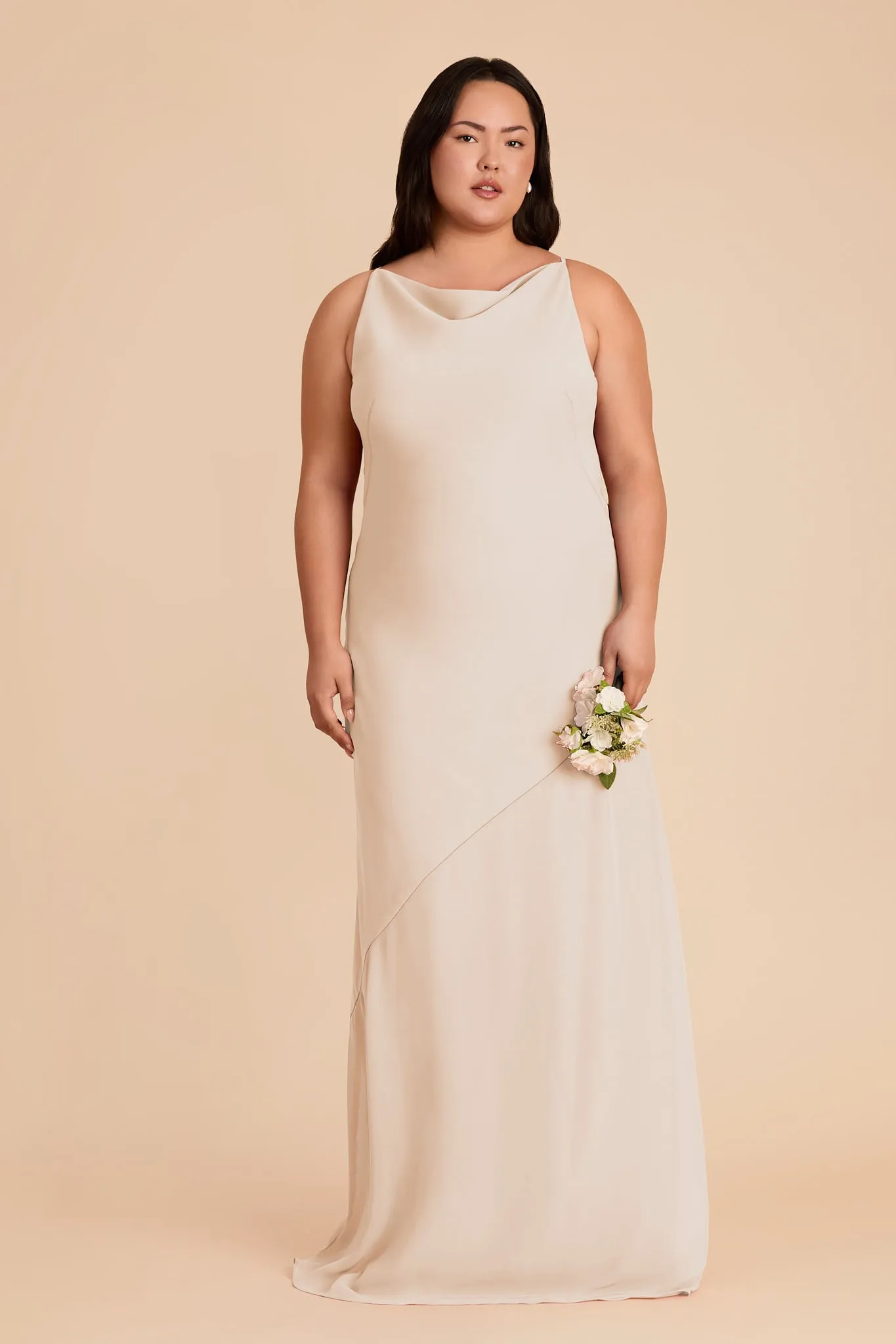 Destiny Chiffon Dress - Champagne sold by Birdy Grey product image thumbnail 2