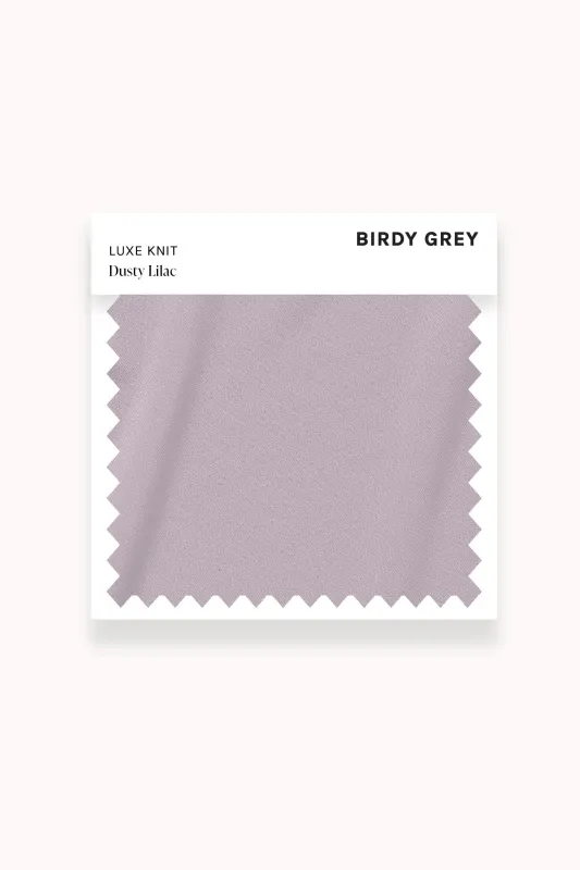 Swatch - Luxe Stretch Knit in Dusty Lilac made by Birdy Grey