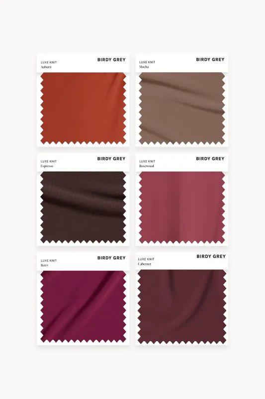 Swatch Bundle - Chocolate and Wine made by Birdy Grey