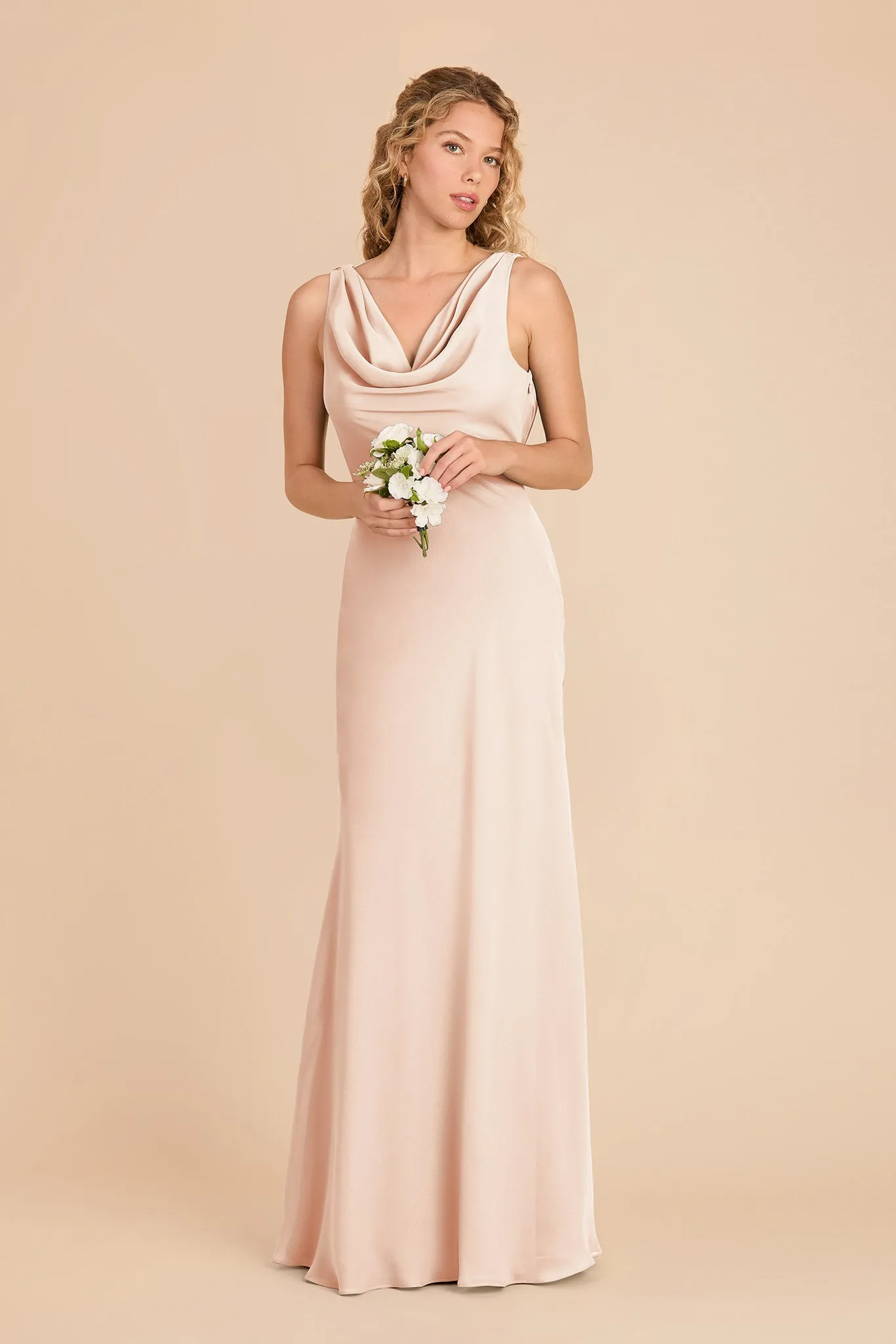Bonnie Chiffon Dress - Pale Blush sold by Birdy Grey product image thumbnail 2