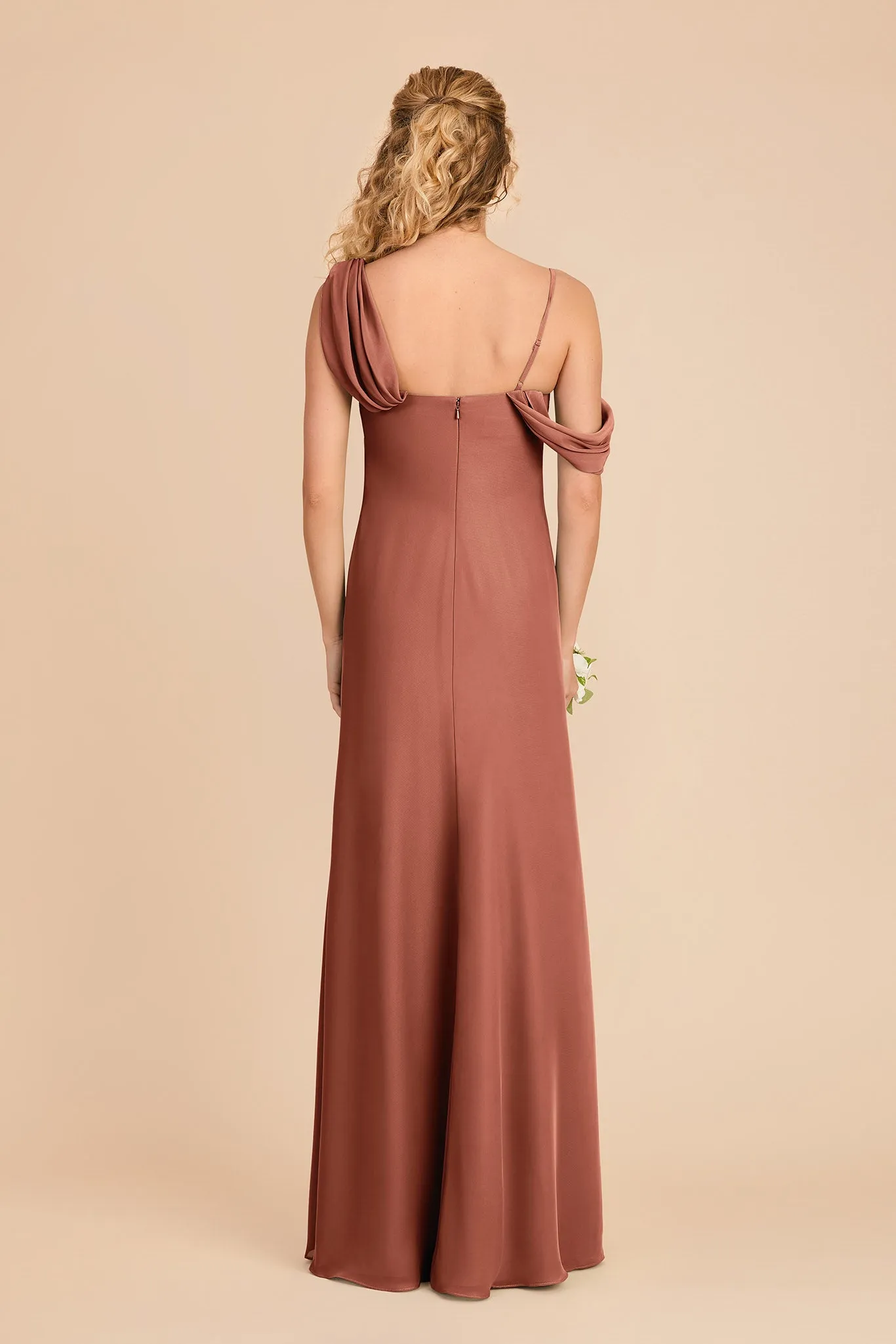 Freya Chiffon Dress - Desert Rose sold by Birdy Grey product image thumbnail 5
