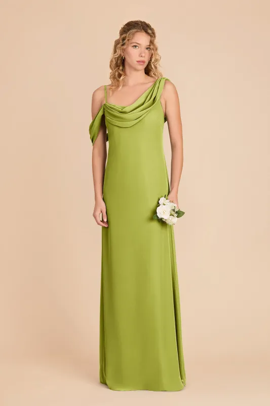 Freya Chiffon Dress - Matcha made by Birdy Grey