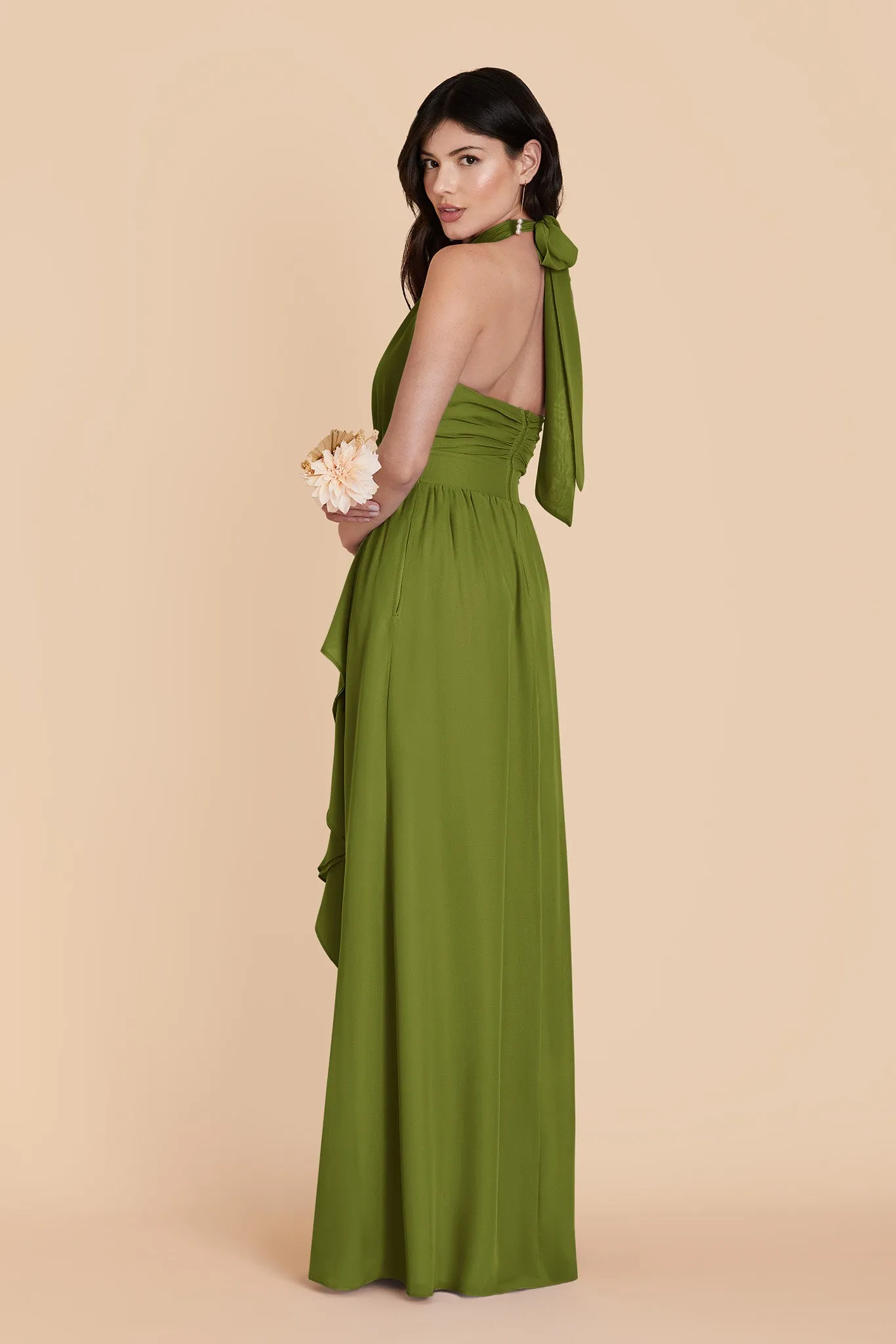 Joyce Chiffon Dress - Cactus sold by Birdy Grey product image thumbnail 4