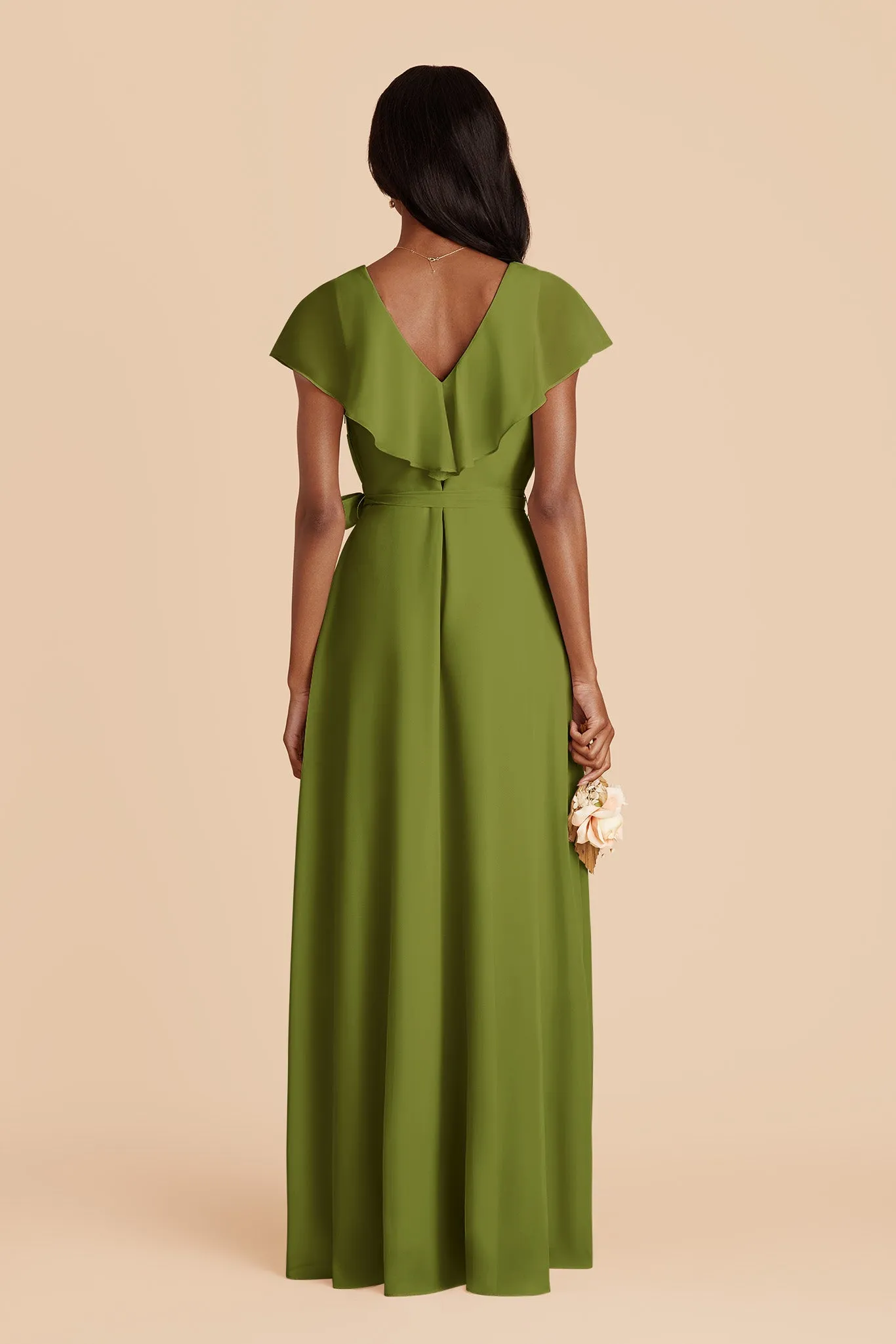 Jackson Chiffon Dress - Cactus sold by Birdy Grey product image thumbnail 4