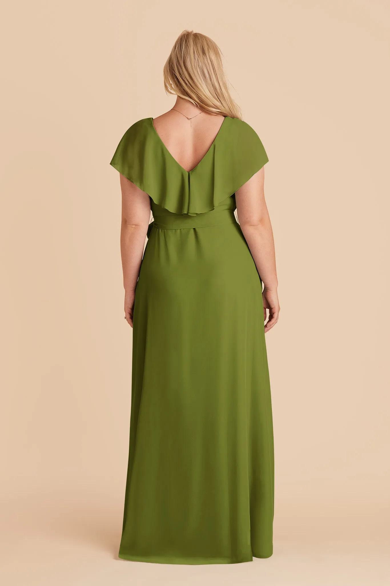 Jackson Chiffon Dress - Cactus sold by Birdy Grey product image thumbnail 5