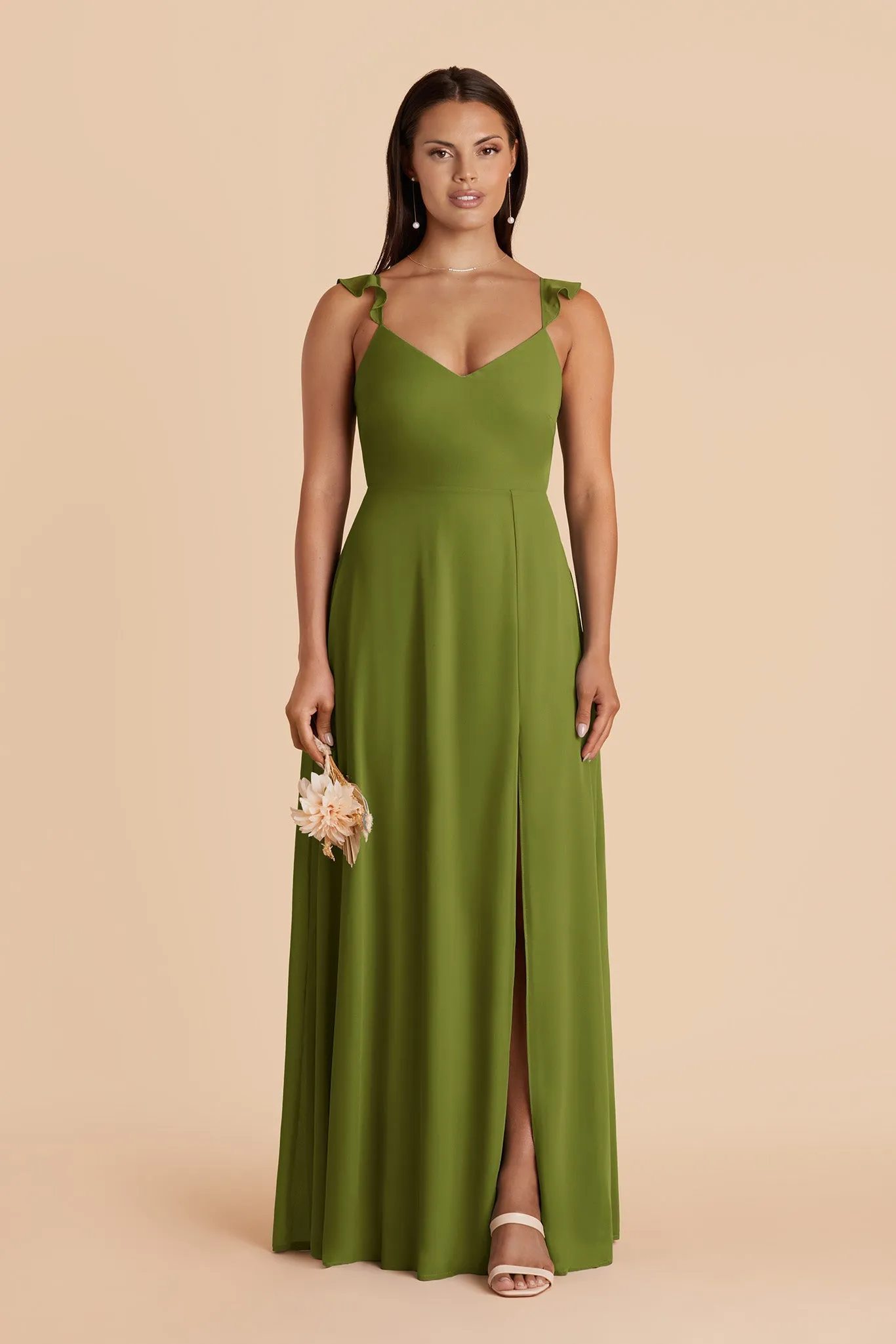 Doris Chiffon Dress - Cactus sold by Birdy Grey