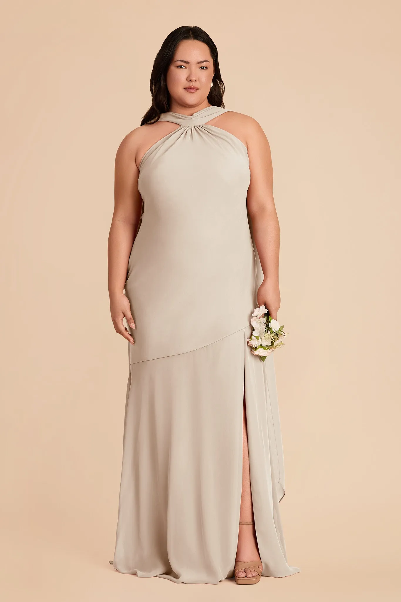 Eileen Chiffon Dress - Classic Champagne sold by Birdy Grey product image thumbnail 2