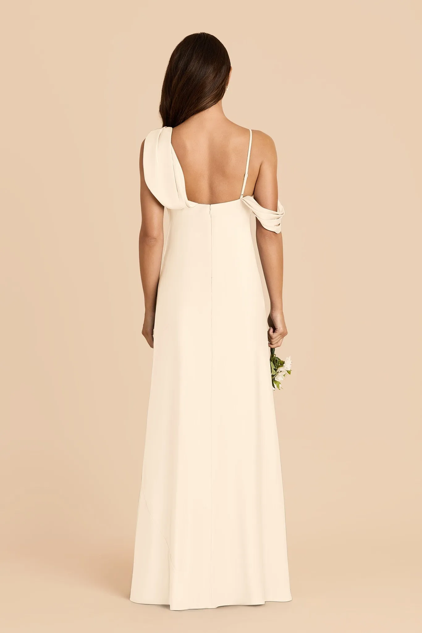 Freya Matte Satin Dress - Ivory Cream sold by Birdy Grey product image thumbnail 5