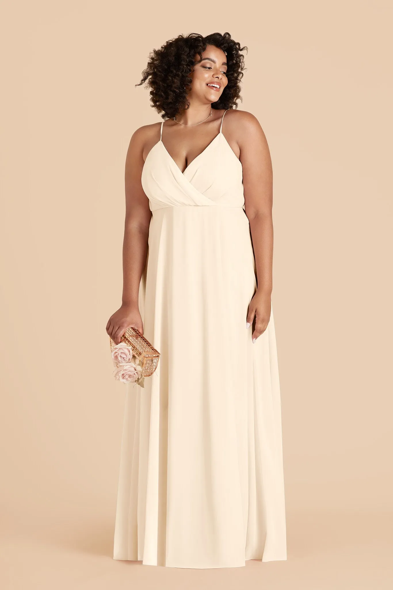 Kaia Chiffon Dress - Ivory Cream sold by Birdy Grey product image thumbnail 2